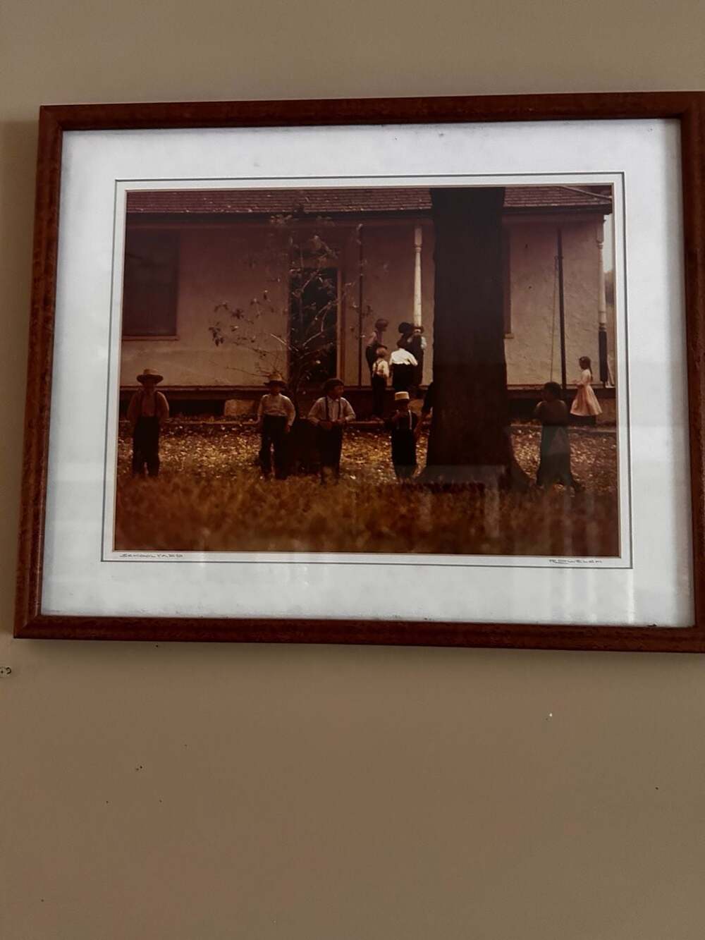 R.D. Welch Schoolyard Framed Photographic Print